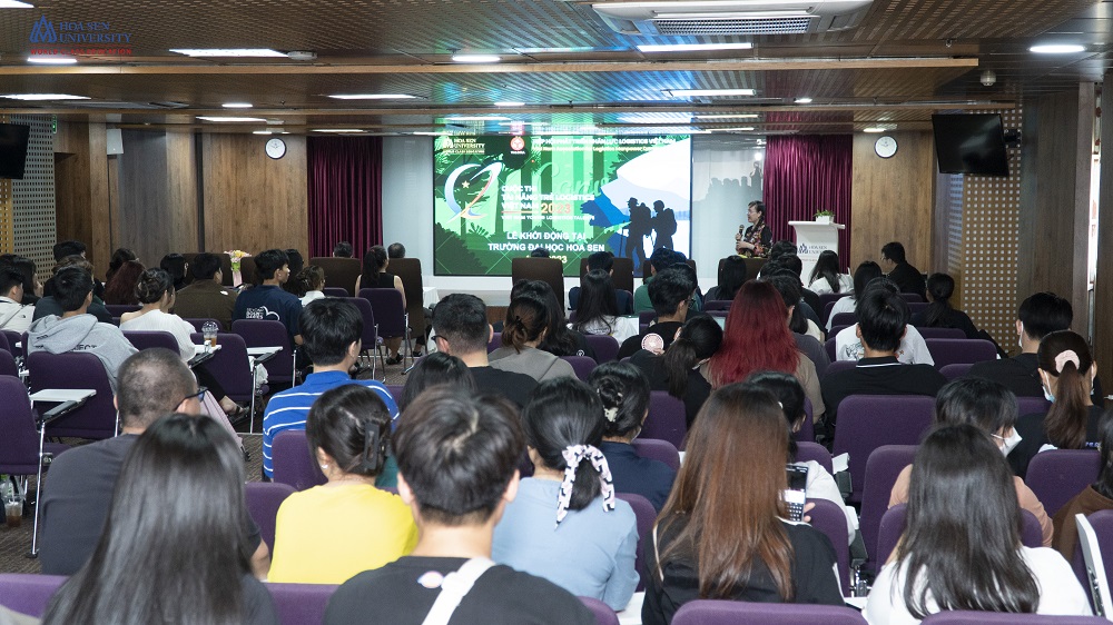 200 sinh viên HSU tranh tài tại cuộc thi Hoa Sen Young Logistics Talents 2023