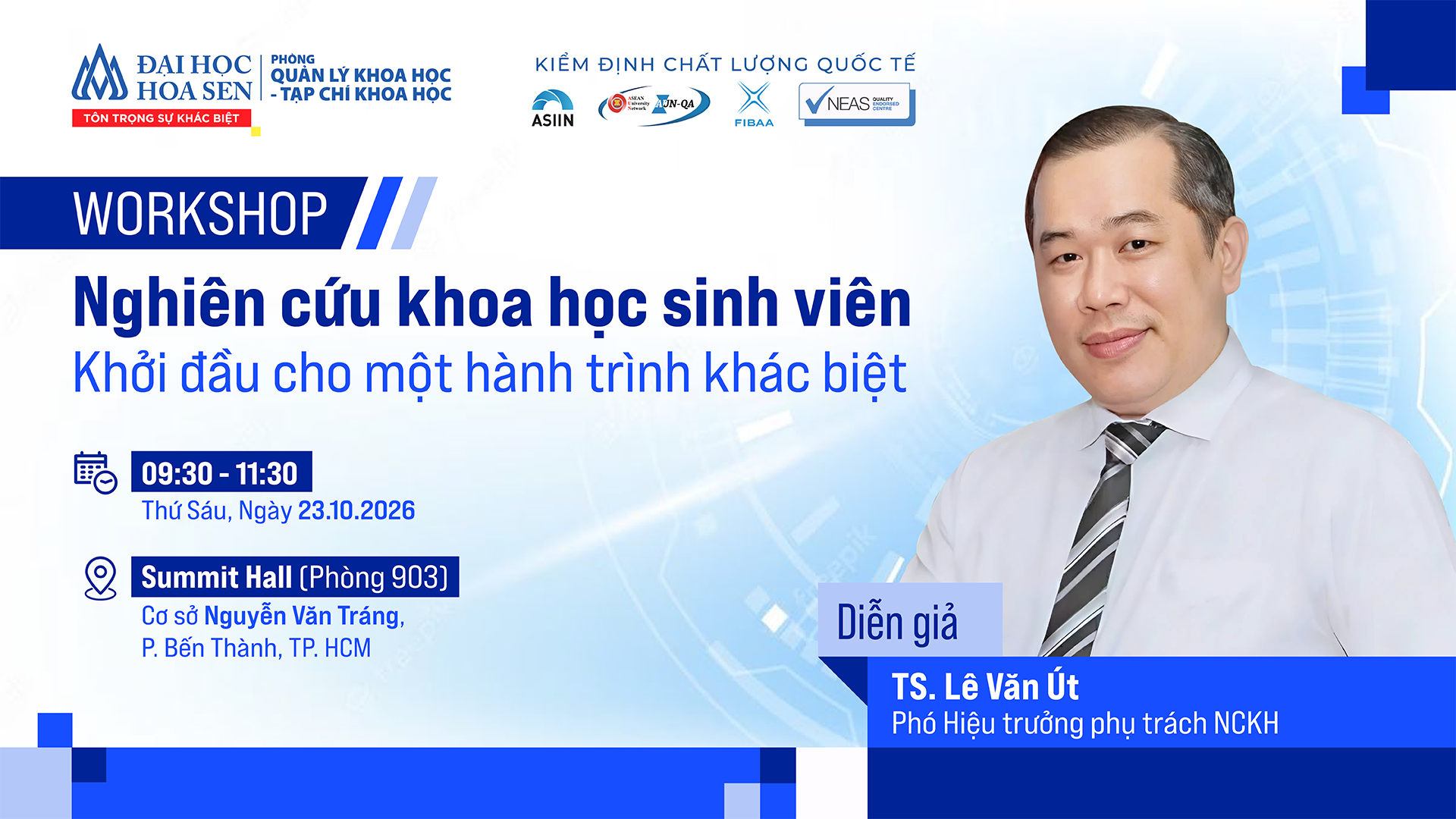 Nghiên cứu khoa học sinh viên: khởi đầu cho một hành trình khác biệt