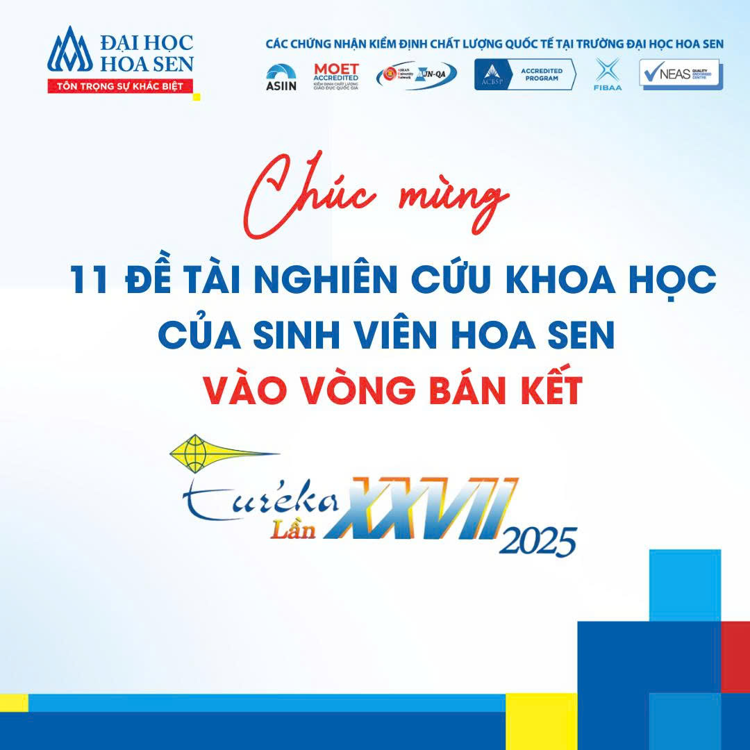 Chúc mừng các đề tài vào vòng bán kết 